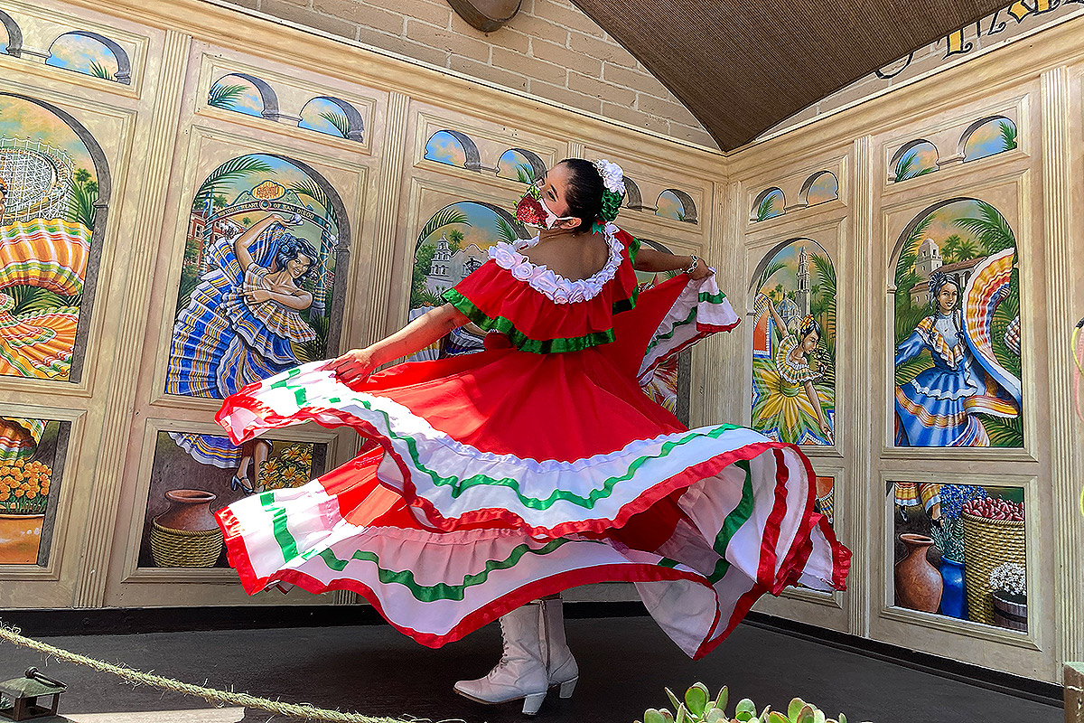 Mexican heritage mural Old Town San Diego